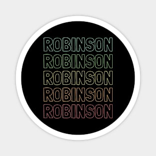 Robinson Name Pattern Magnet